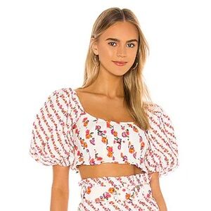 Georgia Crop Top in Orange
FOR LOVE & LEMONS